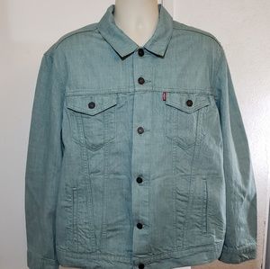Levis Mens Trucker Denim Jean Jacket Size XXL 2XL